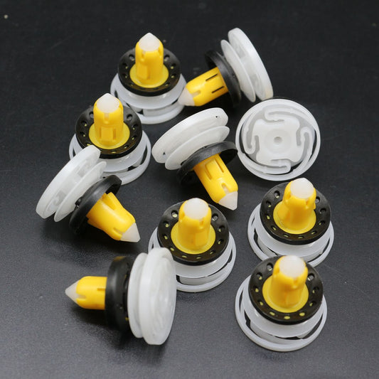 10-Piece Door Trim Panel Clips for Chrysler for Jeep 6511618AA, for Fiat 51987227