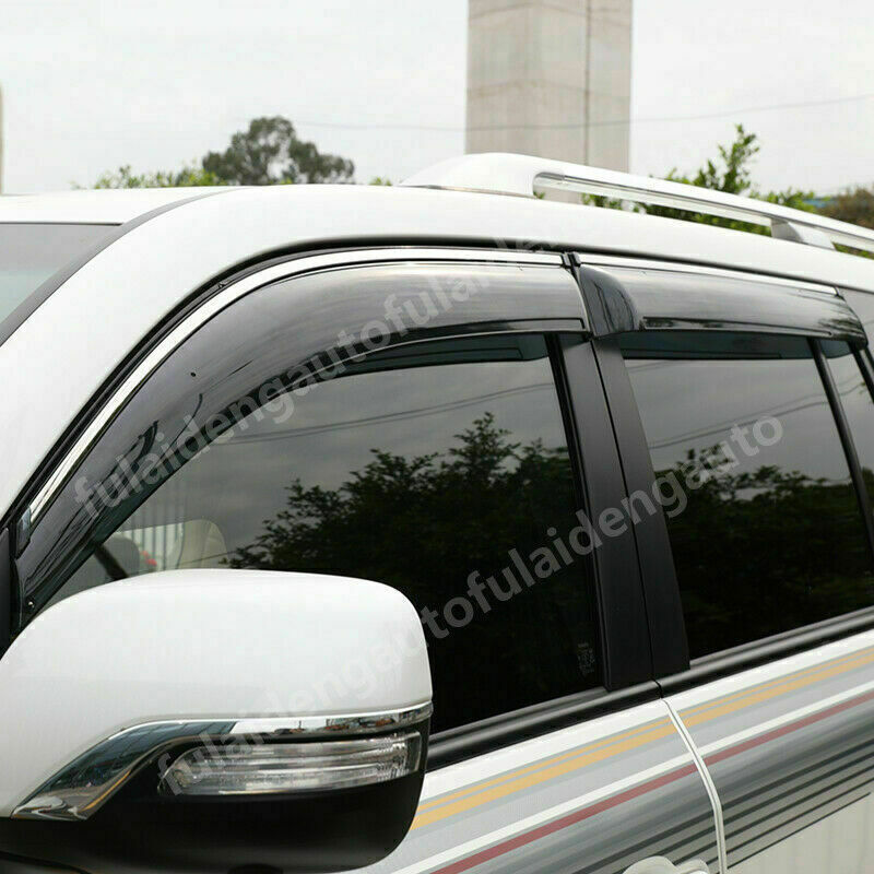 for Toyota for Land Cruiser 08-21 Window Visor Vent Sun Shade Rain Guard Door Visor