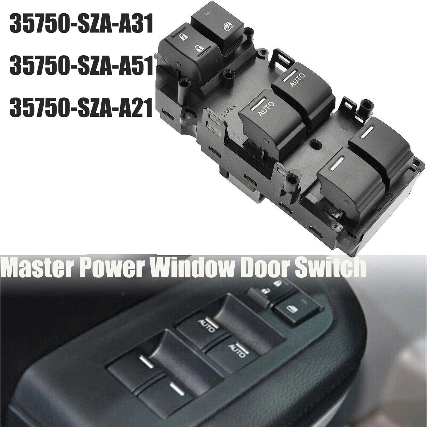 Master Power Window Door Switch for Honda Pilot for Acura EX EX-L TSX 35750-SZA-A31