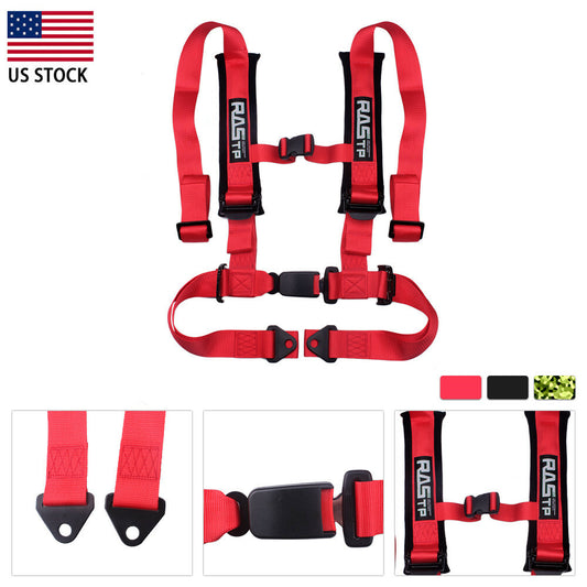 Racing RASTP Universal Vehicle Auto Car for Seat Belt Buckle Harness 2 4 Point Q