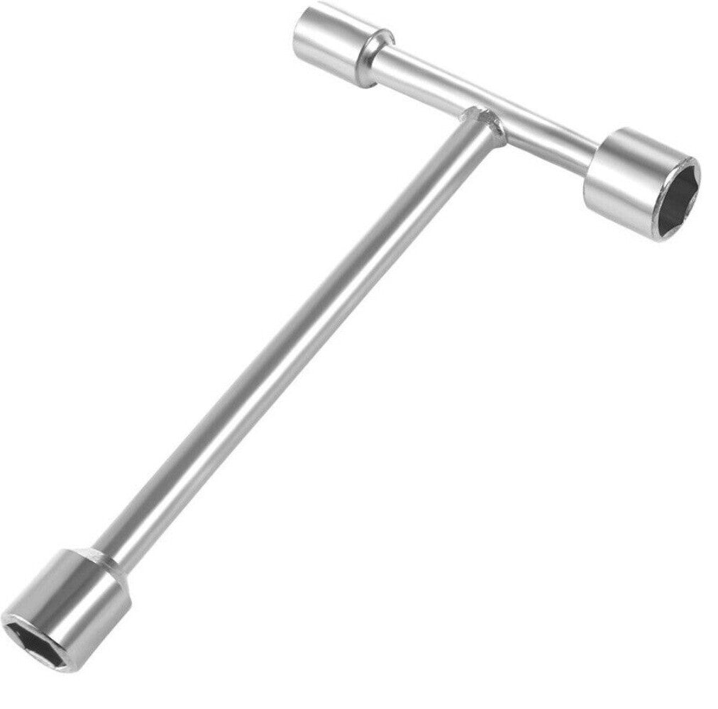 3-Way T-Handle Wrench Polished Chrome 8mm/10mm/12mm For Motorcycle Dirt Bike New n