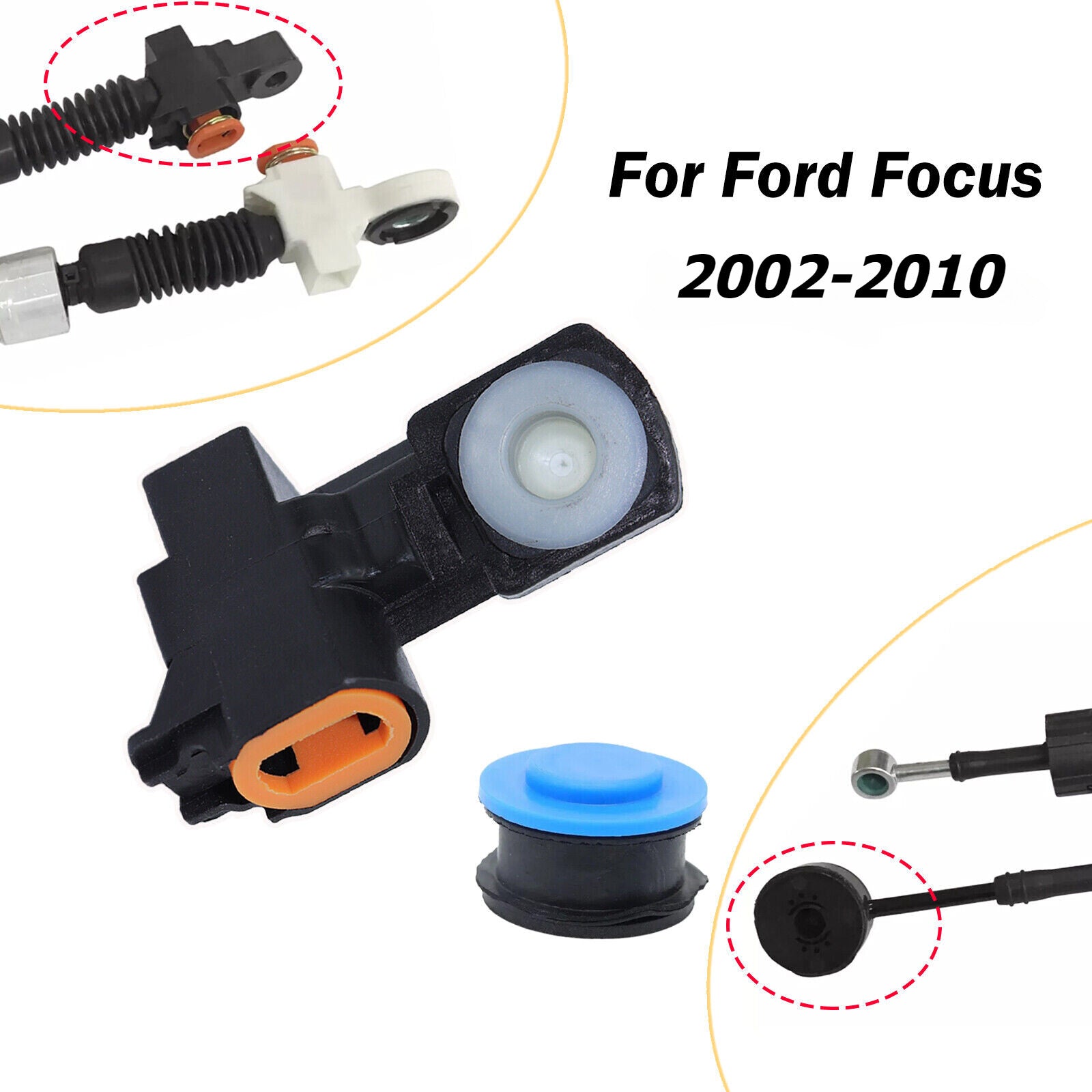 for Ford Focus 2002-2010 Manual Transmission Shift Cable End Rod Linkage Bushing