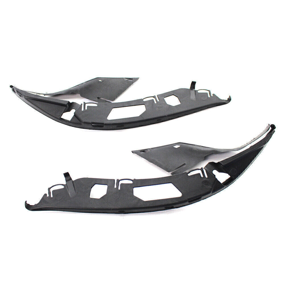2x Upper Headlight Gaskets Left+Right Set Black for BMW 5 Series E60 525xi 528i