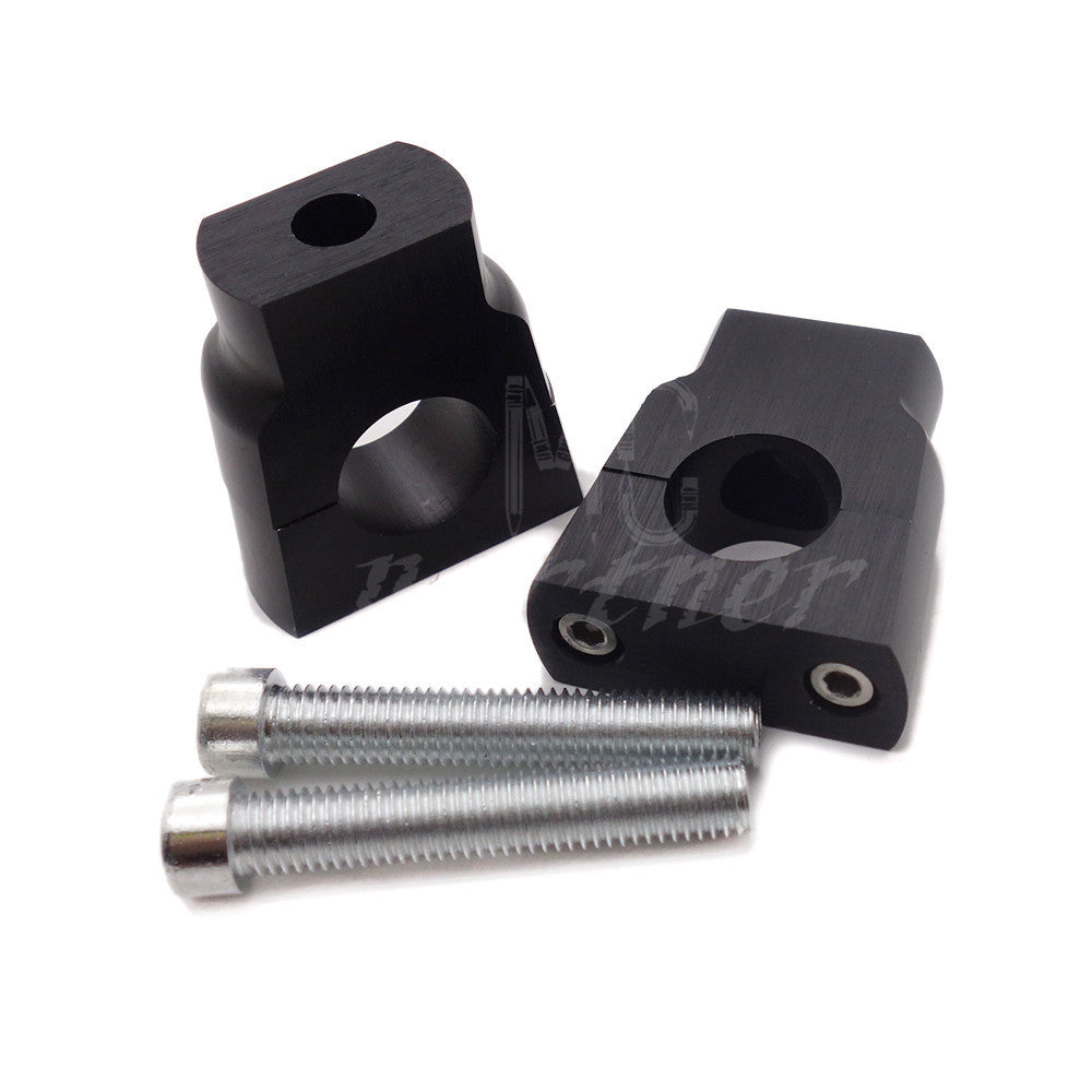 7/8â€?22mm CNC Motorcycle Aluminium Handle Bar Mount Adapter Risers Clamp For ATV Q