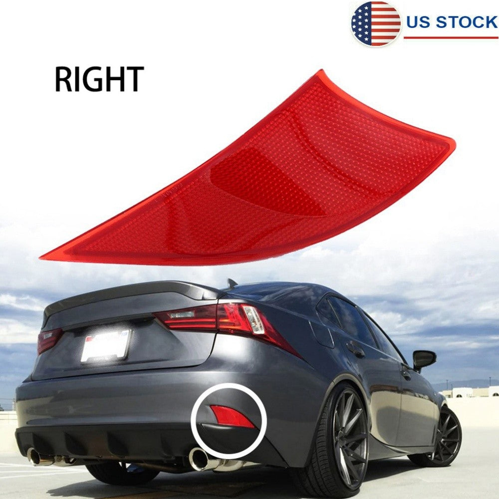 Fit for Lexus IS250 2014-2015 IS350 14-16 Lamp Right Rear Bumper Reflector Light Q