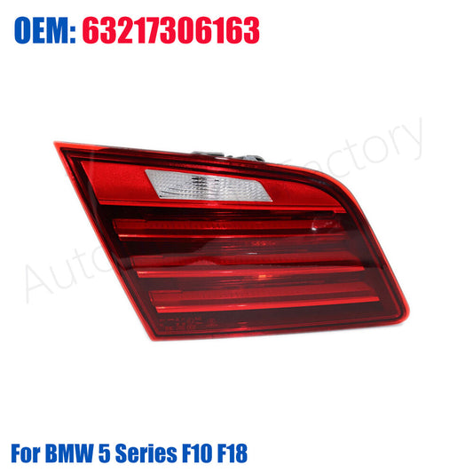 63217306163 Rear Left Inner Tail Light for Trunk Lid for BMW 5 Series F10 F18