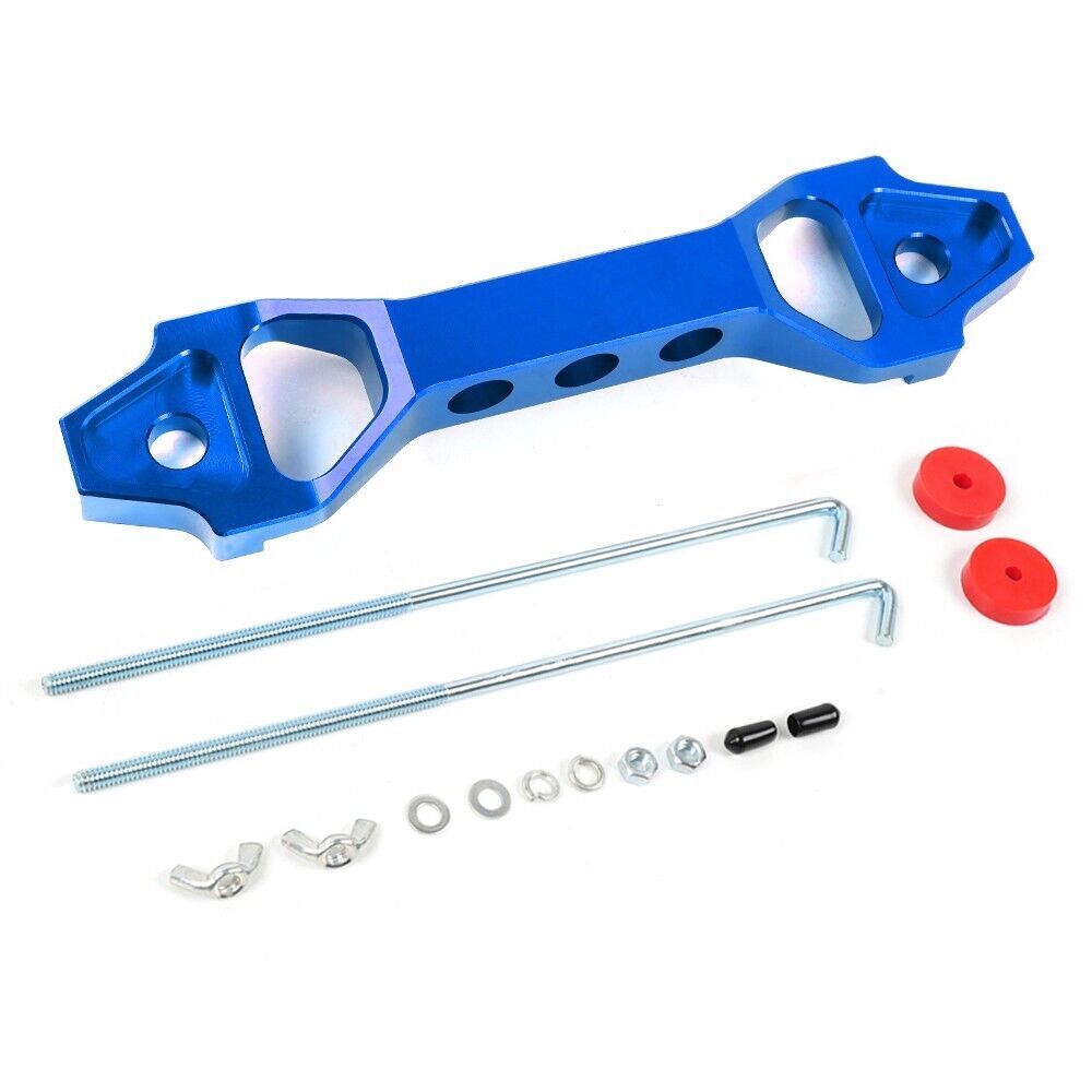 Billet Aluminum Battery Tie Down Bracket J Bolts Heavy Duty Battery Hold Down Q
