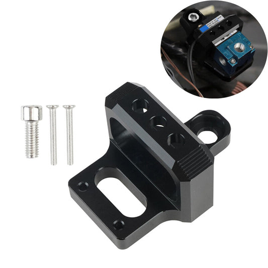 3 Port For Mac AEM Boost Controller Solenoid Valve Mount Holder Bracket Black