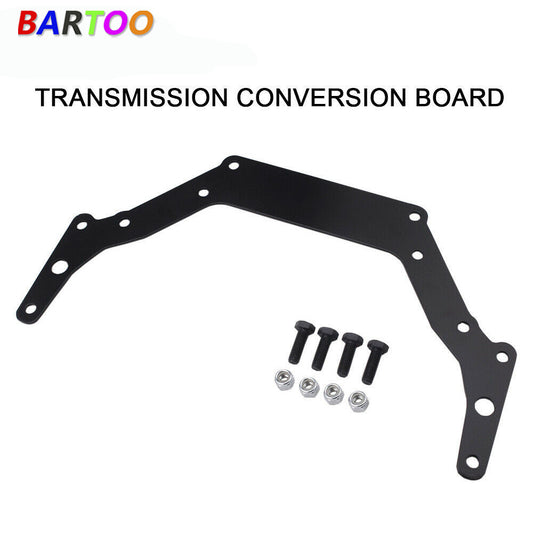 For Speedway TH350 TH400 BOP-TO Transmission Adapter Plate 1962-Up Black Q