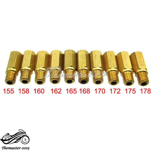 Main Jet Set 155/158/160/162/165/168/170/172/175/178 Keihin PWK PE OKO KOSO Q