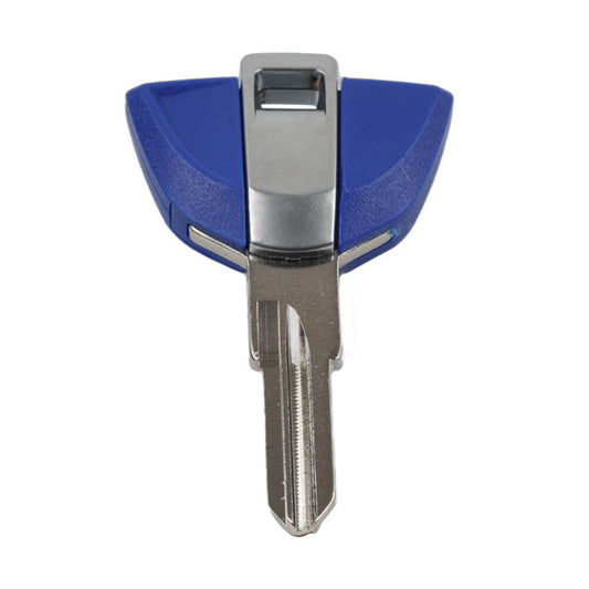 Motorcycle Uncut Blank Blade Key Blue for BMW G310GS G310R C650 GT F700 F800GS Q