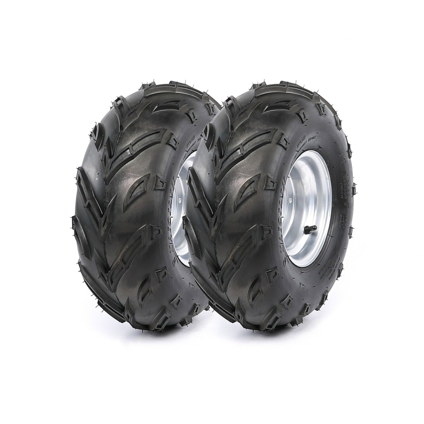 2pcs 7 inch 16x8-7 Tyre w/ 4 Stud Wheel Rim 110cc 125cc 150cc ATV Quad Go Kart