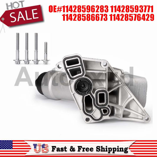 11428596283 Engine Oil Cooler Filter Housing for BMW 325i 318i 320i 218i 118i Q