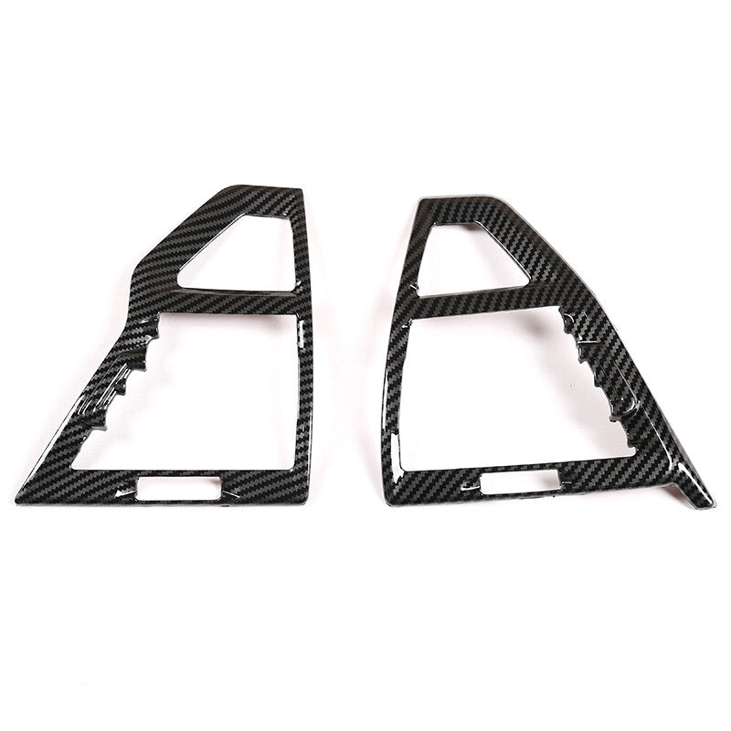 2PCS ABS Carbon Fiber Air Vent Cover Fit for BMW X3 Ix3 2022-2023