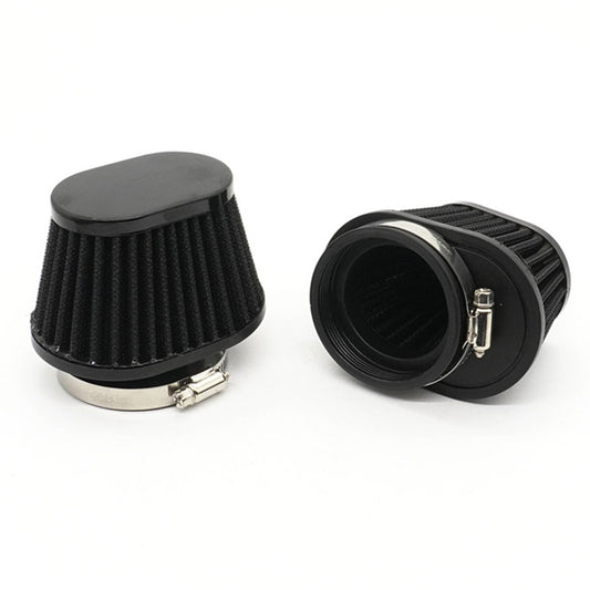 2Pcs Motorcycle Air Filter Kit Tapered Metal Carburetor Intake Cleaner Accessory Q
