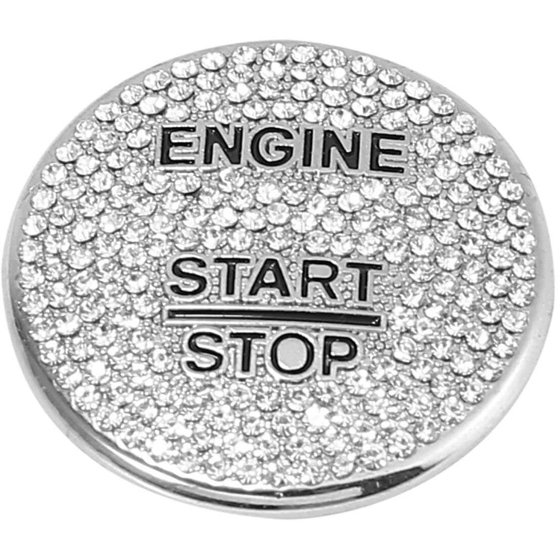 Shiny engine ignition/stop button protective cover decorative decals for BCE GL-Class. n