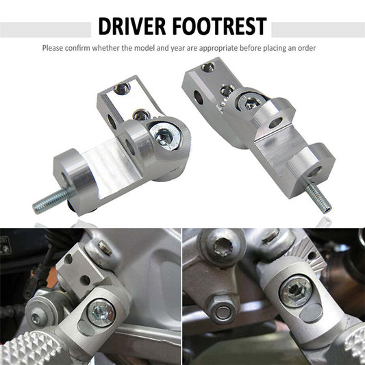Universal Pair CNC Motorcycle Dirt Bike Foot Peg Passenger Footpeg Lowering Kit Q