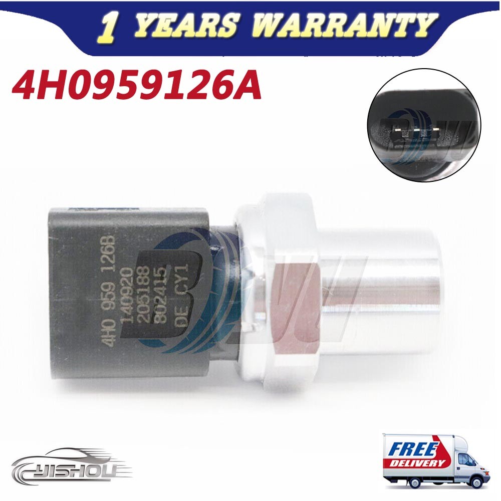 4H0959126A New A/C Pressure Switch Sensor Fit for Audi for A4 for A5 Q5 S3 S5 for VW Touareg Q