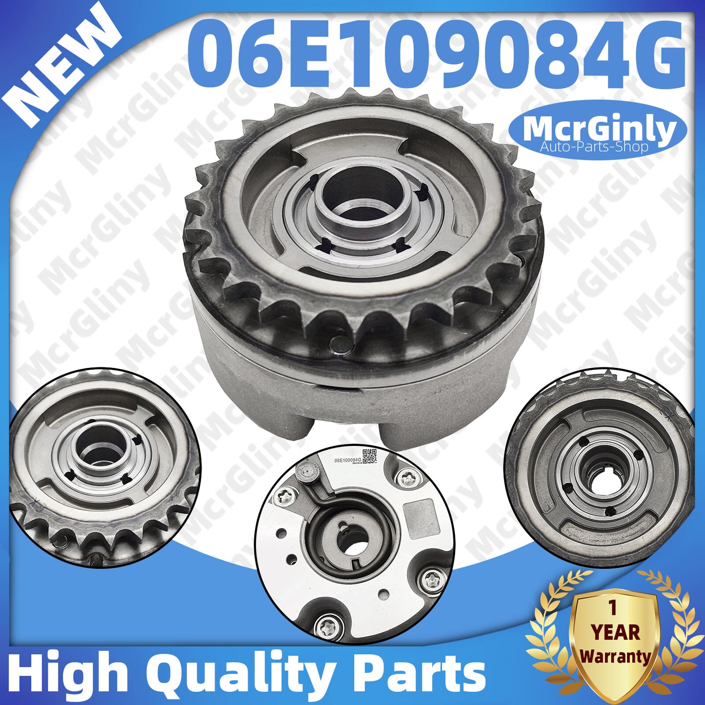 Variable Valve Timing (VVT) sprocket for Audi A4, A6, for A8 , RS4, and V6 engines #06E109084G- n