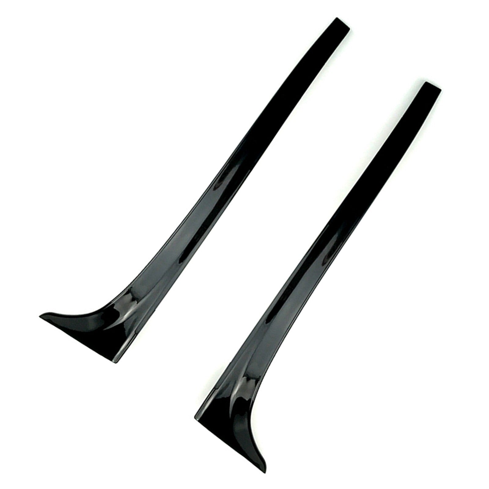 for VW for Golf 7 7.5 MK7 MK7.5 2014-2018 Rear Window Side Spoiler Wing Cover Black Q