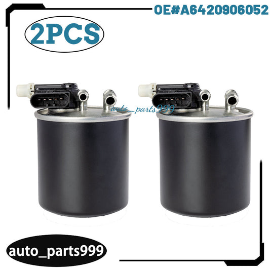 2-Piece Fuel Filter for Mercedes GL350, ML350, S350, WK 820, Sprinter 2500, 3500, 3.0L V6 n