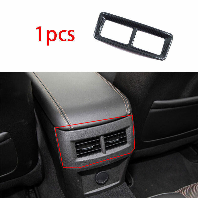 For 20-2024 for Cadillac CT4 Carbon Fiber Rear Air Outlet Vent Frame Cover Trim 1PCS