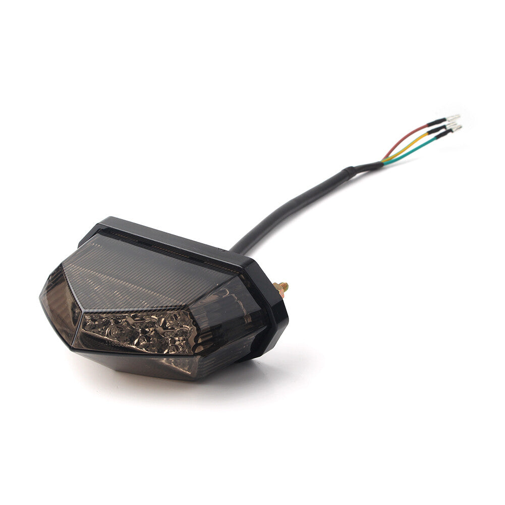LED Turn Signals Blinker Amber Lamp Smoke Lens Motorbike Universal Motorcycle po Q
