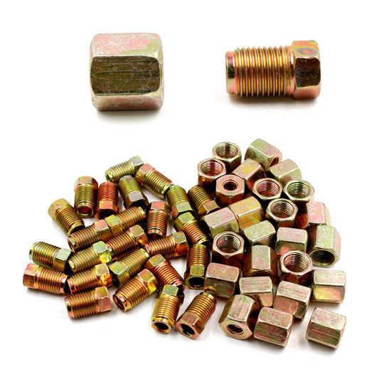 50-piece pack of brake cable accessories, female and male connectors for 3/16 inch pipe thread nuts, . n