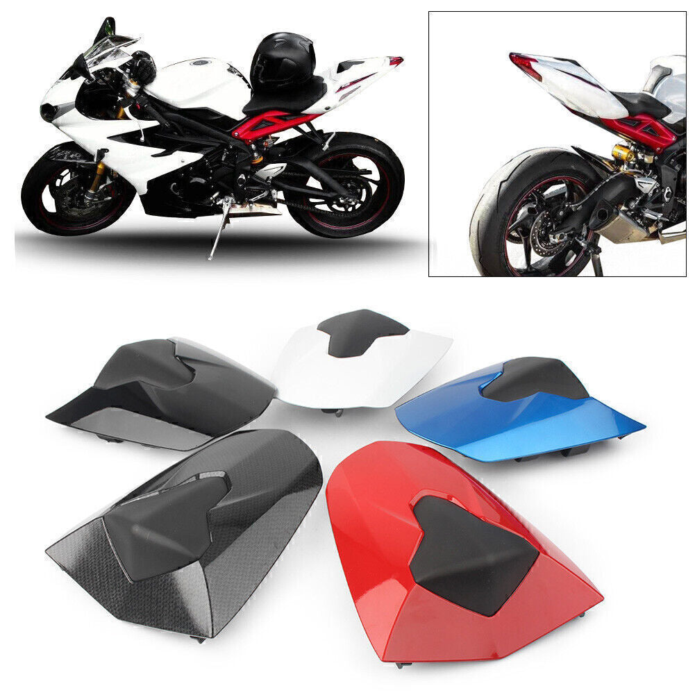 Rear Pillion Passenger Cowl for Seat Back Cover Fit Daytona 675 675R 13-18