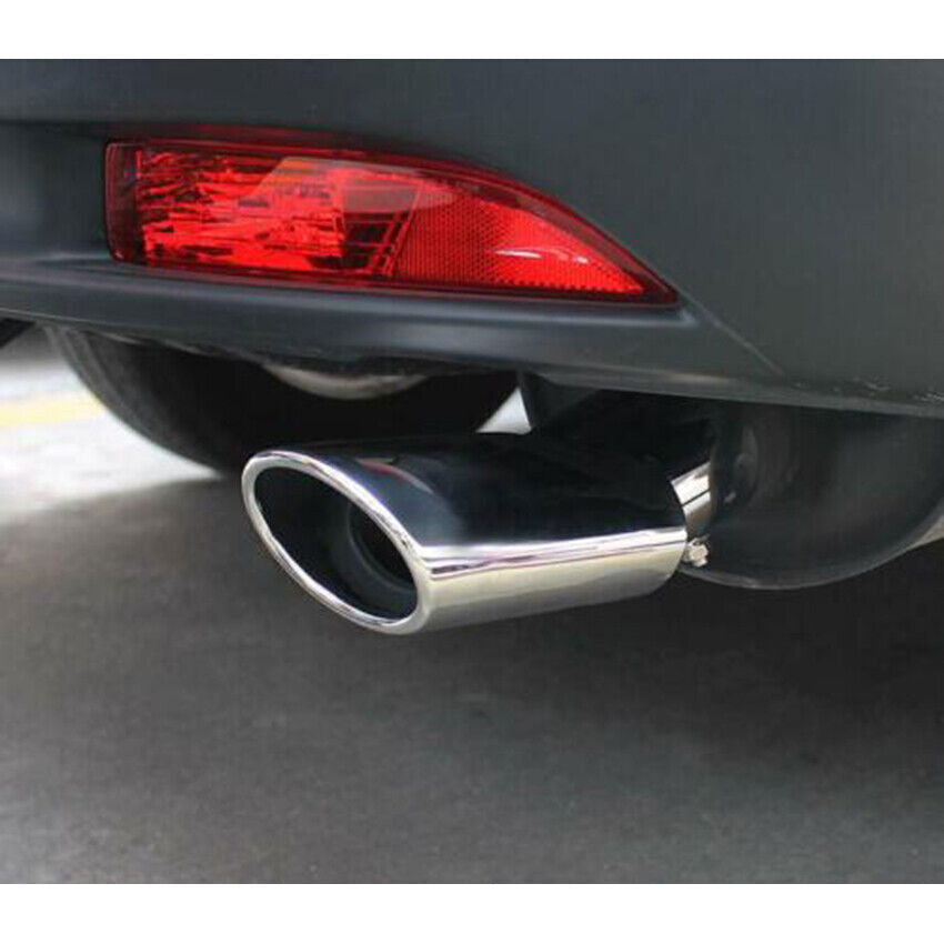 for Lexus RX270 350 350L 10-2015 Silver Steel Rear Exhaust Muffler Tip End Pipe