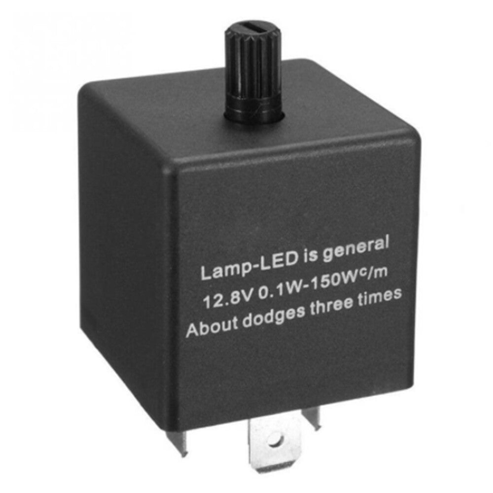 Universal Fast Blink Flash 3 Pin Car LED Flasher Relay Fix Turn Signal Hyper Q
