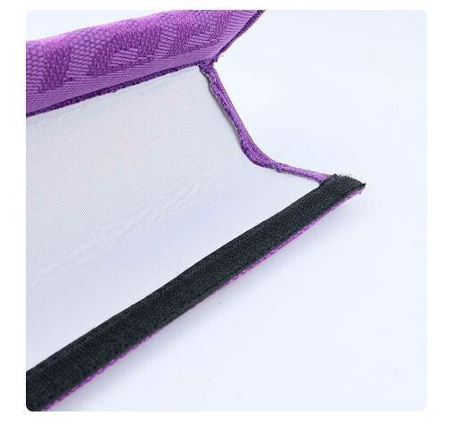 Car seatbelt cover, shoulder strap pad, purple, suitable for brides, 2 pieces