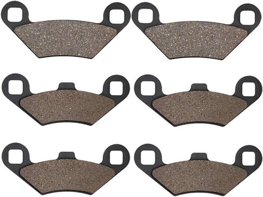 Front and Rear Brake Pads for POLARIS 400 Sportsman HO 4 x 4 2011 2012