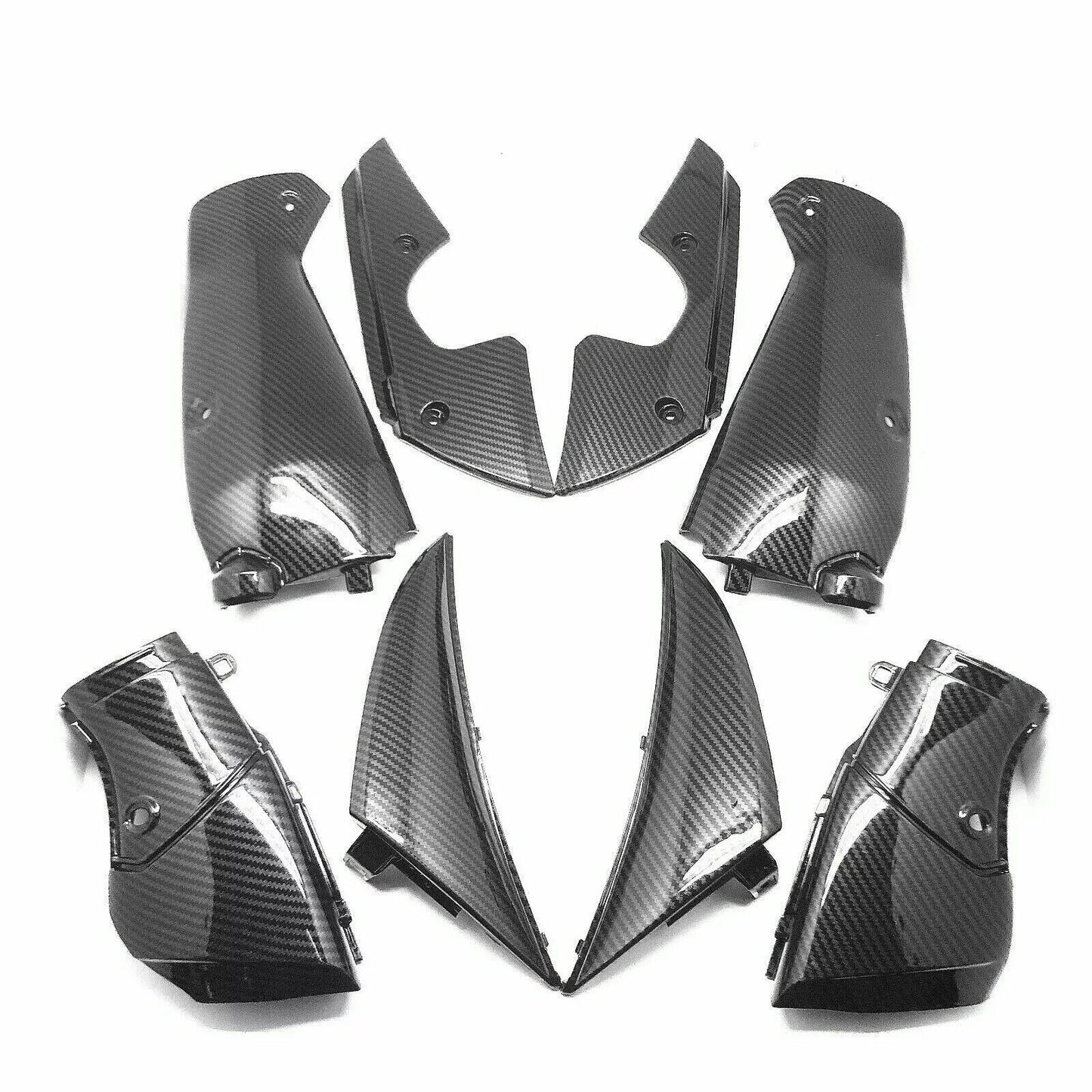 8 Pcs Carbon Fiber Air Intake Cover Fairing Kit for Yamaha YZF R1 2009-2011