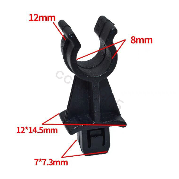 2 Sets Car Hood Prop Rod Clip for Nissan