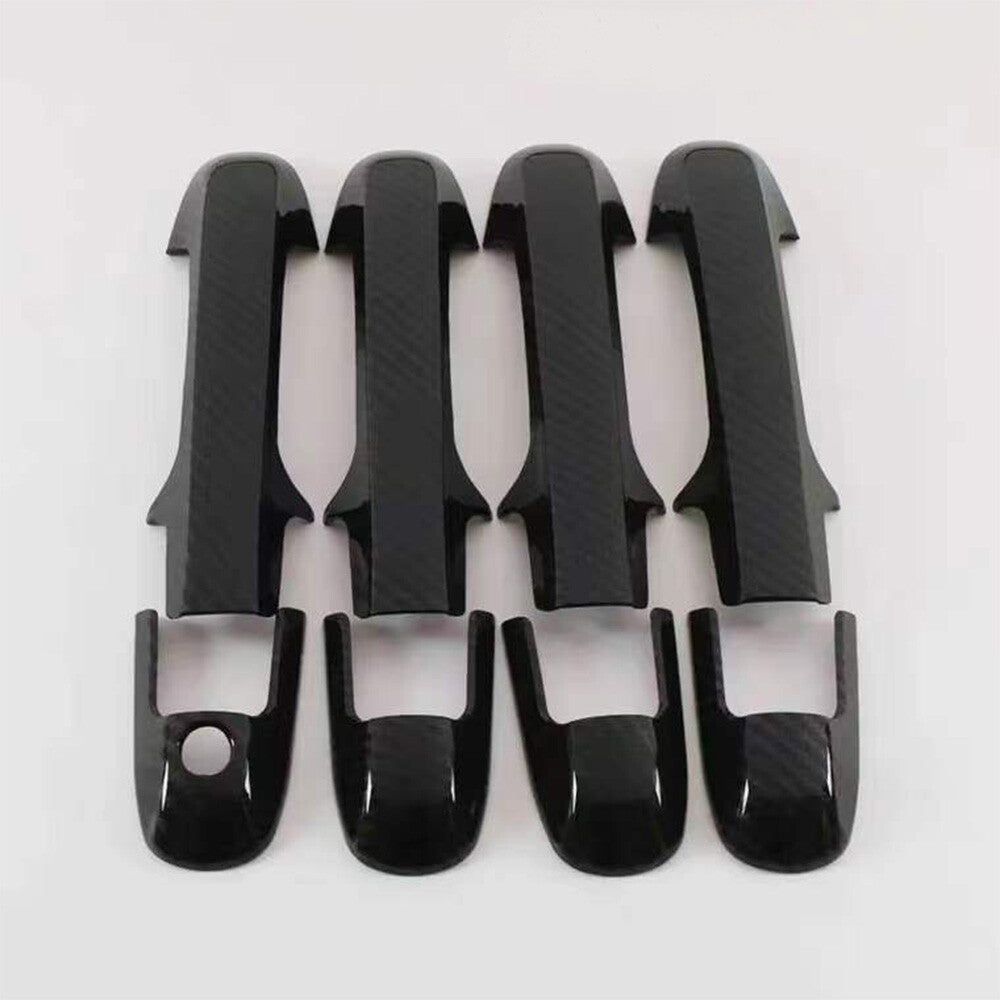 Carbon Fiber Side Door Handle Cover Trim for Honda Accord 2003 04 2005 2006 2007