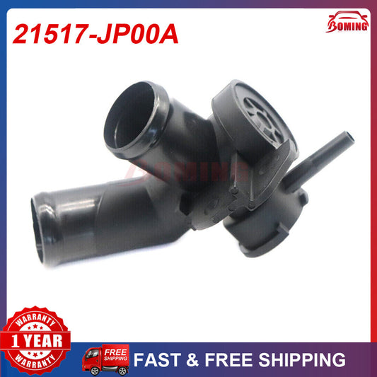 Black radiator coolant filler neck tube for Nissan Quest Murano 21517-JP00A