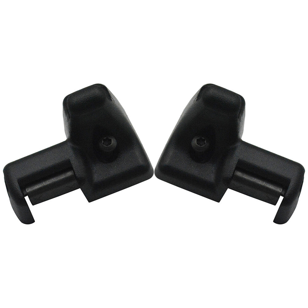 Pair Sunvisor Clips Black Fits 2003-2012 for Range Rover L322 Right  Left Front New Q