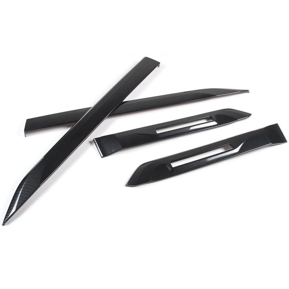 ABS Carbon Fiber Side Door Body Molding Trim 4PCS for Subaru Outback 2021-2023 B n