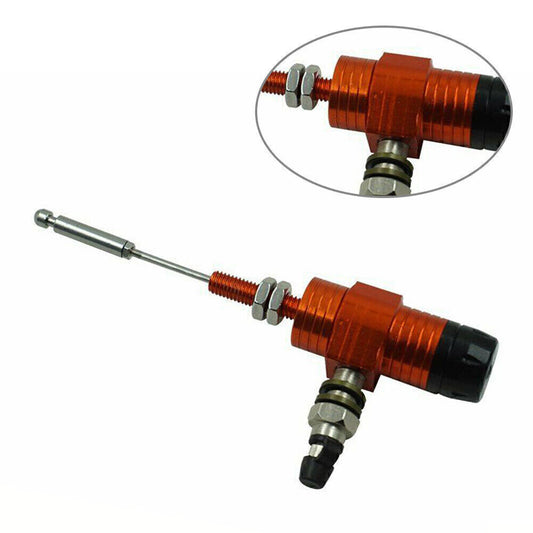 M10x1.25MM Hydraulic Clutch Master Cylinder Rod Brake Pump Universal Orange Q