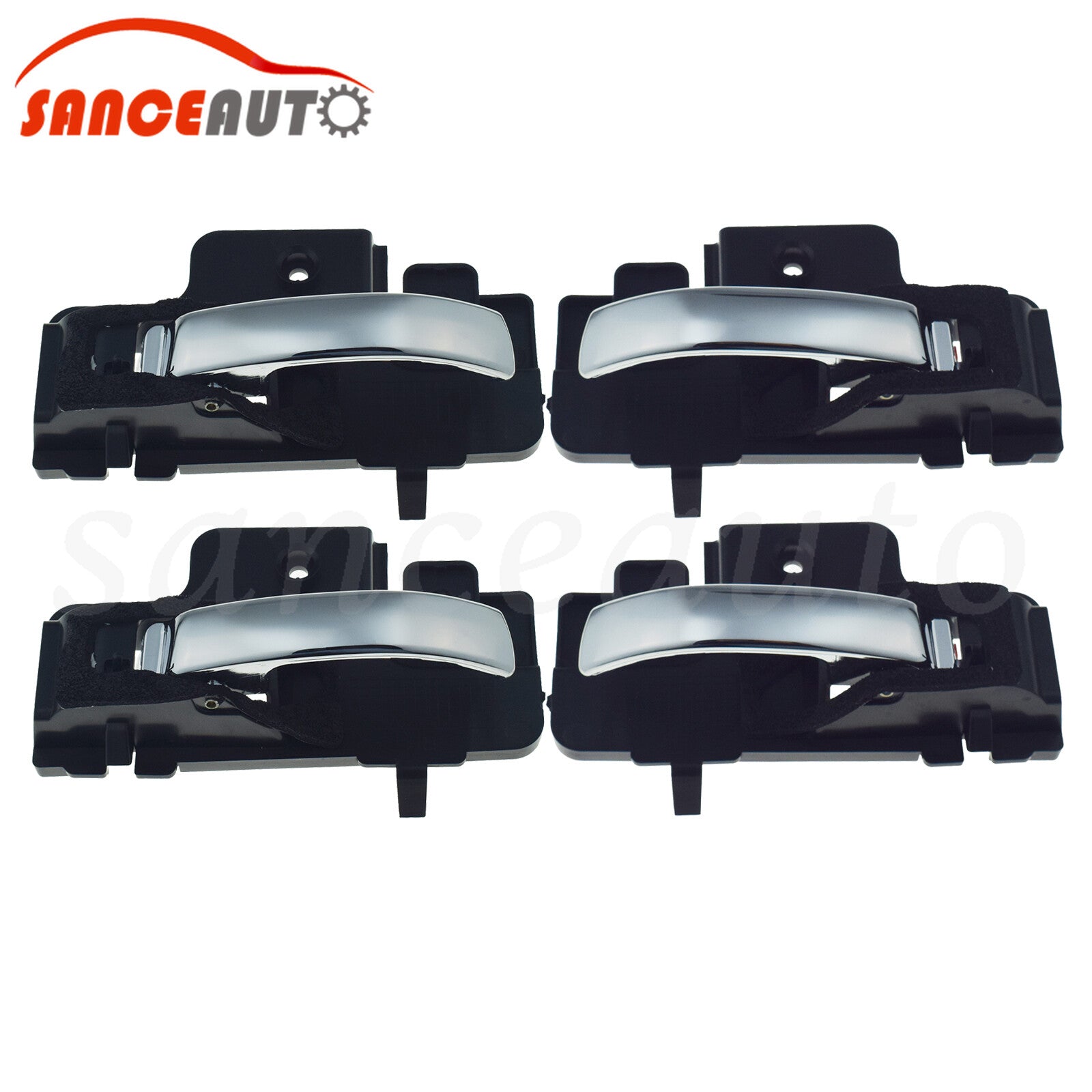 Inner door handle chrome alloy suitable for 07-12 for Dodge caliber 07-10 for Jeep compass - n