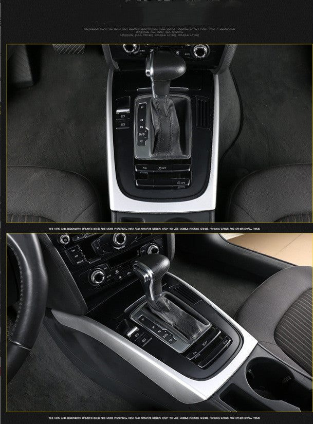 ABS Carbon Fiber Center Console Gear Shift Frame Trim for Audi A4 A5 RS5 2009-16