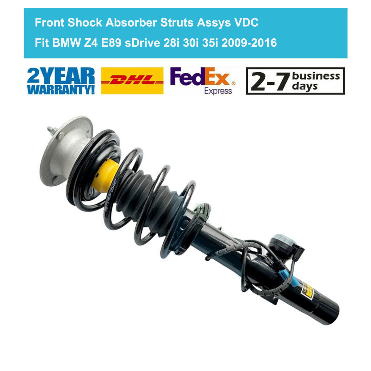 Front Right Shock Spring Strut Assembly VDC for BMW Z4 E89 sDrive 2009-2016