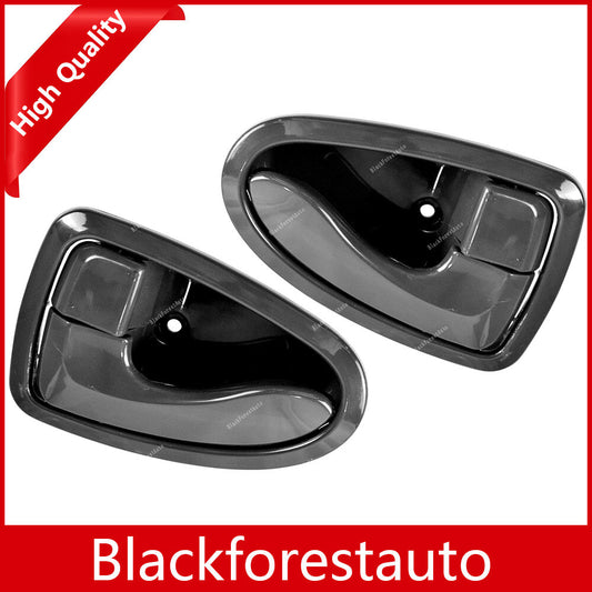 RHLH Side Interior Door Pull Handle for Hyundai Accent Verna 2000-2005 Black Q
