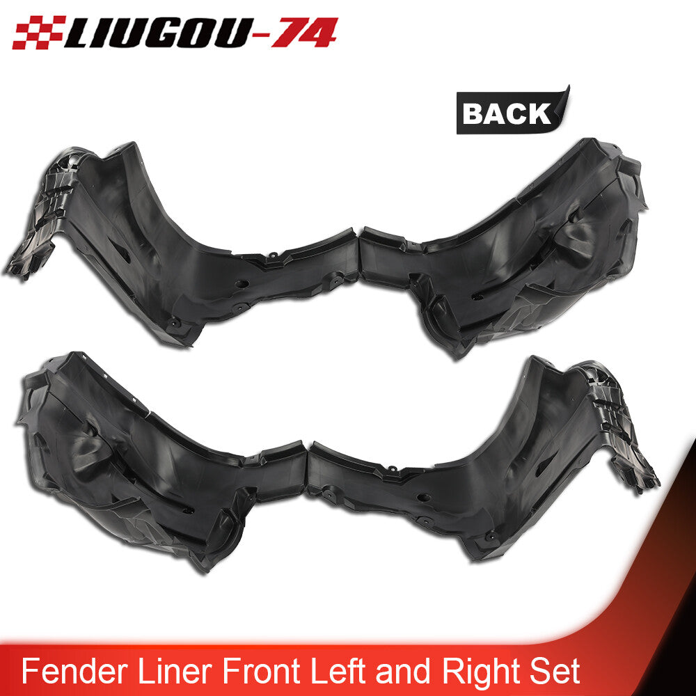 2-Piece Mudguard Liner Kit for 2015-2022 for Nissan Murano Front Sides Q