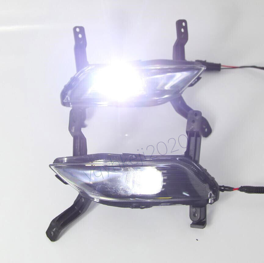 LED Fog Light for Hyundai Santa Fe 2019 2020 Lamp Bulb W/ Relay Harness Switch n