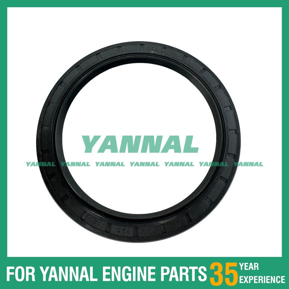 Crankshaft rear oil seal compatible with Yuchai YC4D130-