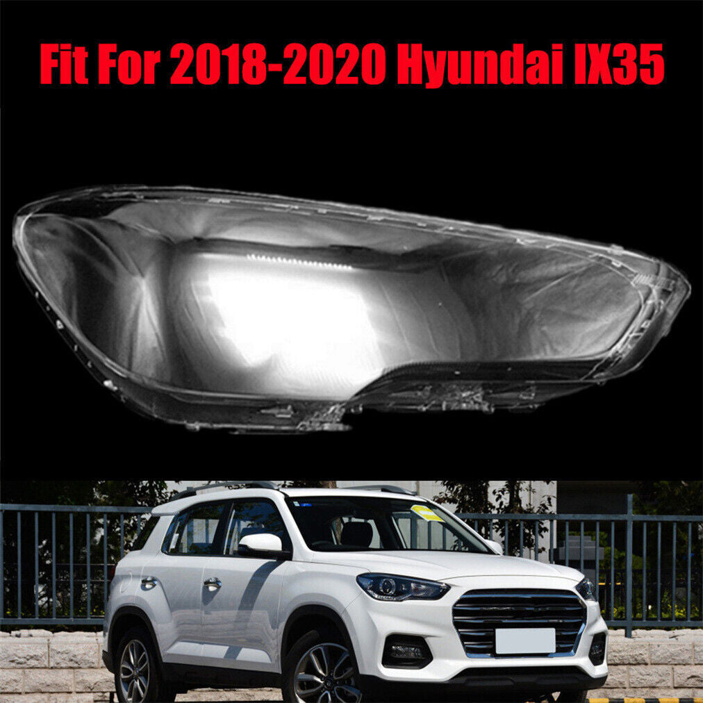 Fit for Hyundai IX35 2018-2020 Right Side Headlight Headlamp Clear Lens Cover