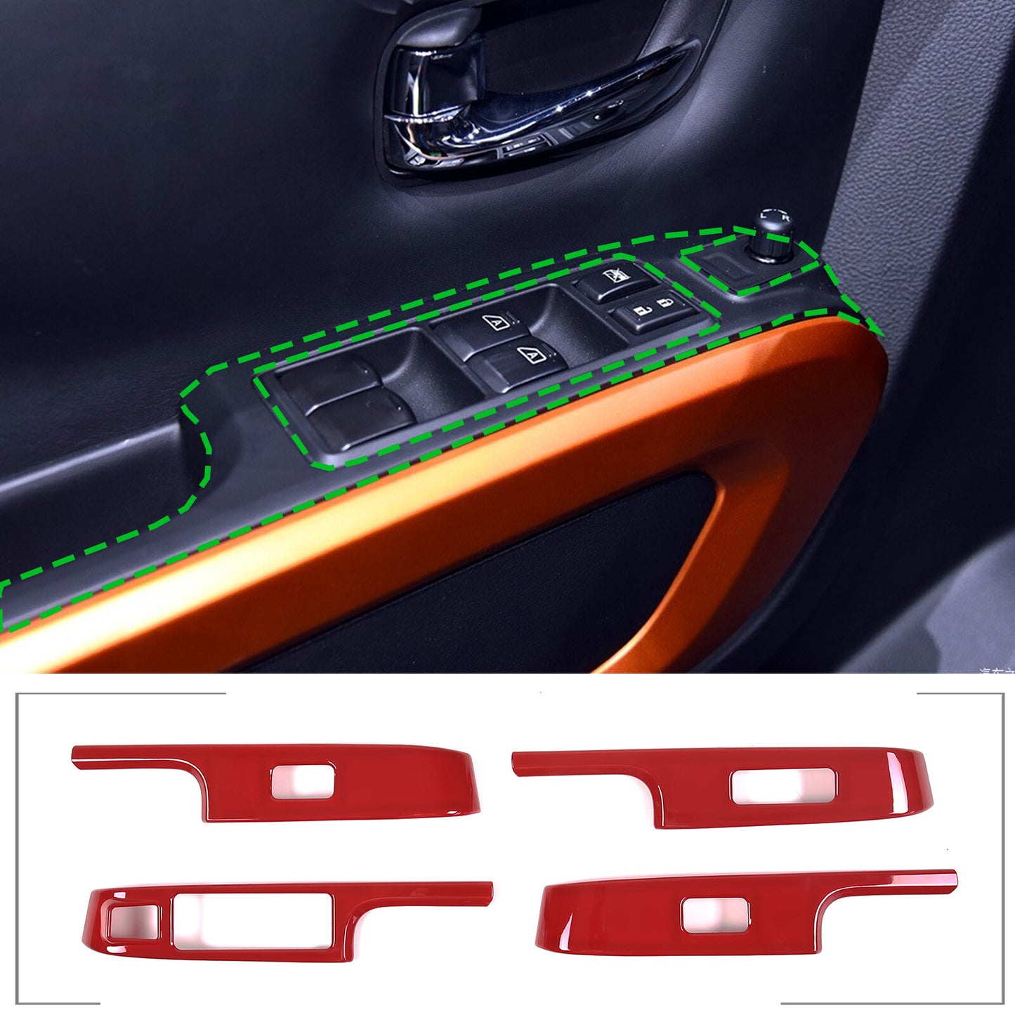 Left Driver Side Car Rear Mirror Cap Cover for Corolla 2007-13- v