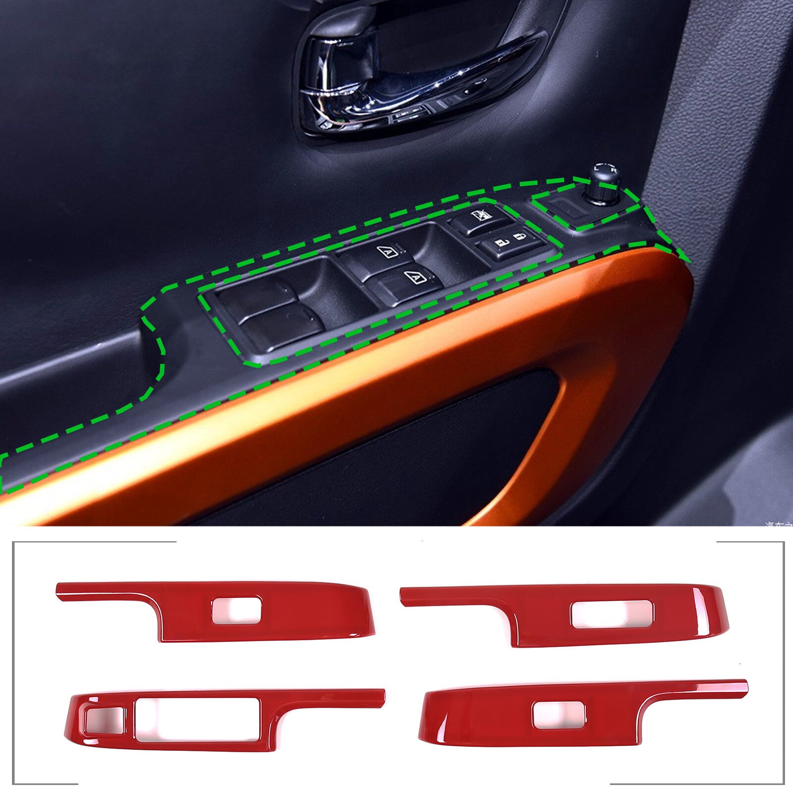 Left Driver Side Car Rear Mirror Cap Cover for Corolla 2007-13- v